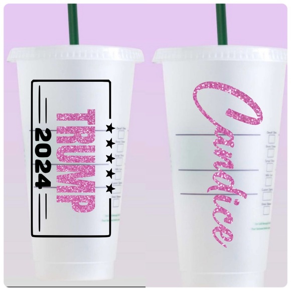 Trump 2024 custom Starbucks cold cup - Picture 3 of 5